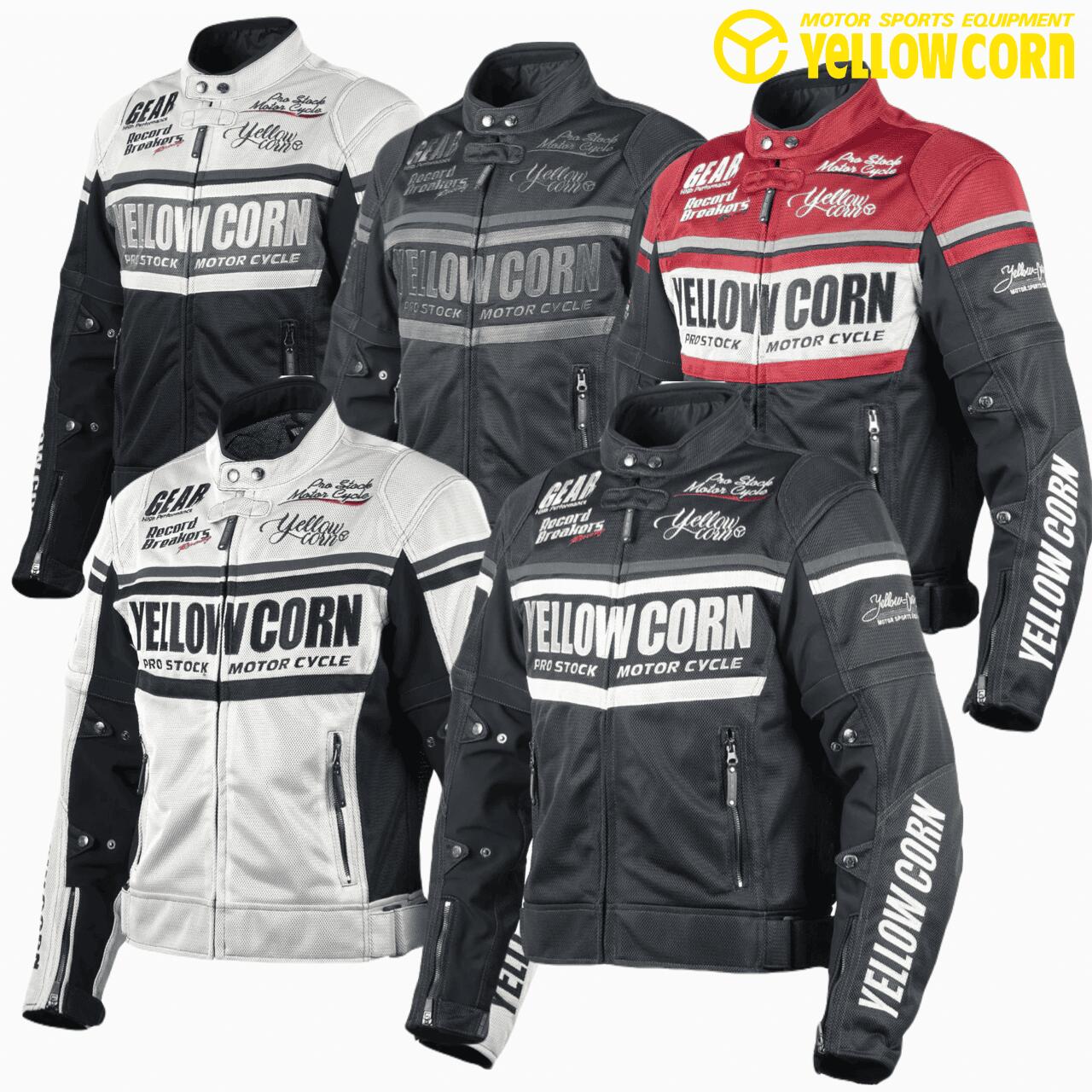 ★送料無料★ YeLLOW CORN BB-6104 MESH JACKET 【春夏シーズン】バイク/オートバイ用ライディングジャケット /イエローコーン
