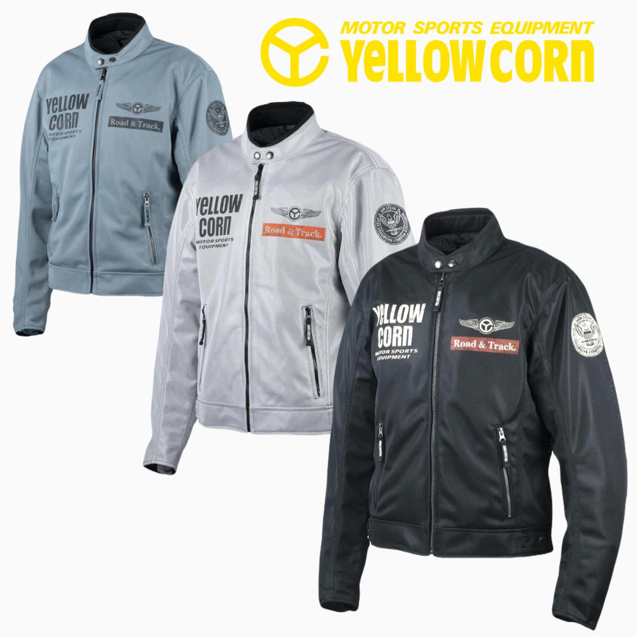★送料無料★YeLLOW CORN YB-6121 Light MESH JACKET【春夏シーズン】バイク/オートバイ用ライディングジャケット /イエローコーン|MotoGoods Market
