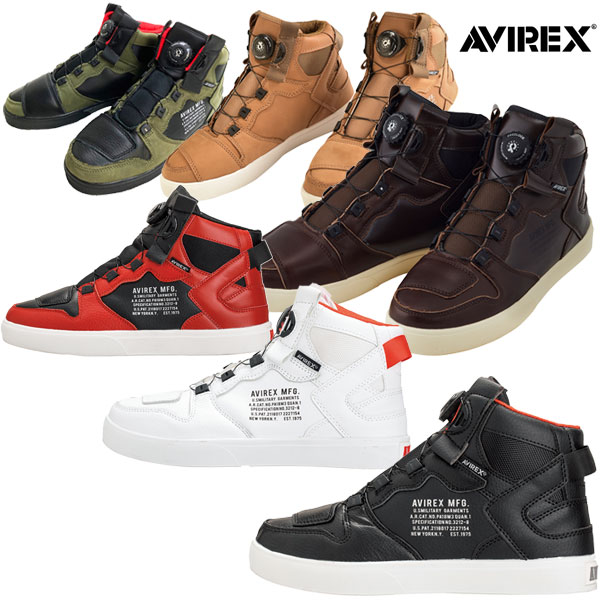 送料無料！　アビレックス　AV2278　ライディングシューズ　オリーブ　27cm 正規取扱店 AVIREX (アヴィレックス) AV2278 DICTATOR