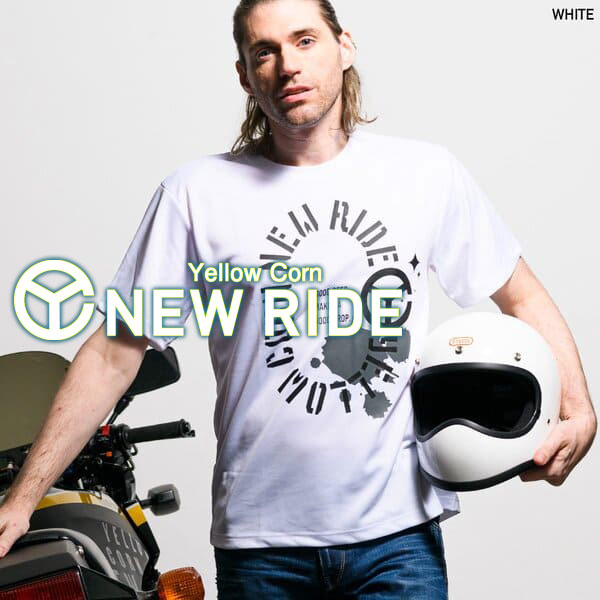 YELLOW CORN NEW RIDE NT-017 ドライTシャツ【春・夏/２色展開】バイク/オートバイ用インナー/Tシャツ /イエローコーン