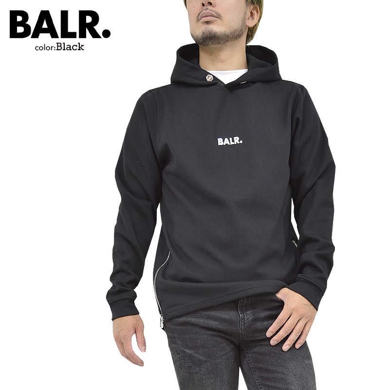 BALR ボーラーメタルロゴスウェットプルオーバーフーディbalr NewEU