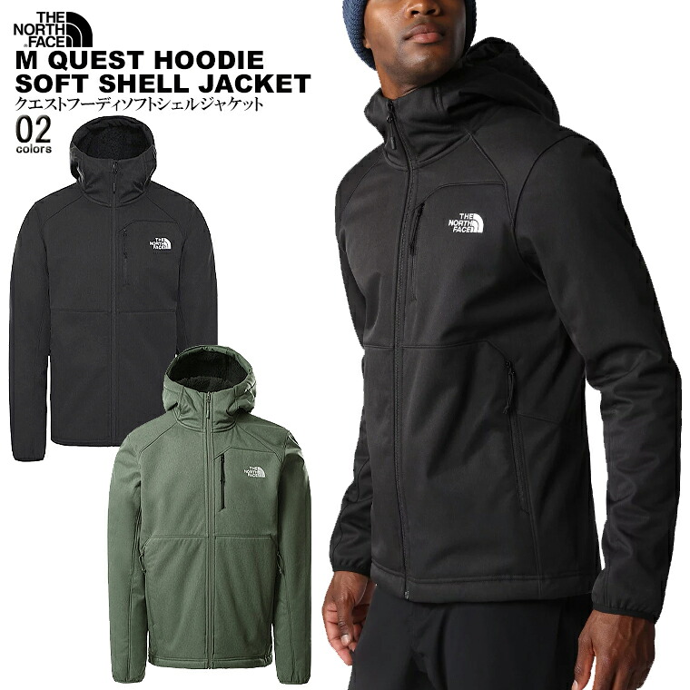THE NORTH FACE ノースフェイス クエストフーディソフトシェルジャケット north/m/new USモデル M QUEST HOODIE SOFT SHELL JACKET アメカジ WINDWALL 保温 防風 撥水 防水 アウトドア 裏ボア 【CLEARANCE SALE限定】【closeout sale限定】【即納】 19,800円