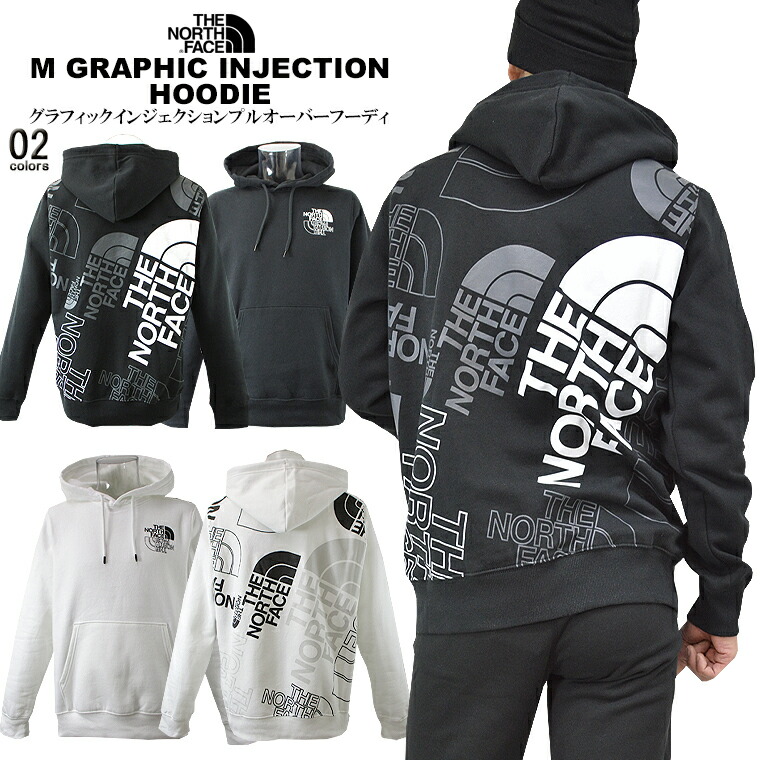 【楽天市場】THE NORTH FACE ノースフェイスグラフィックインジェクションプルオーバーフーディnorth/m/newUSモデル