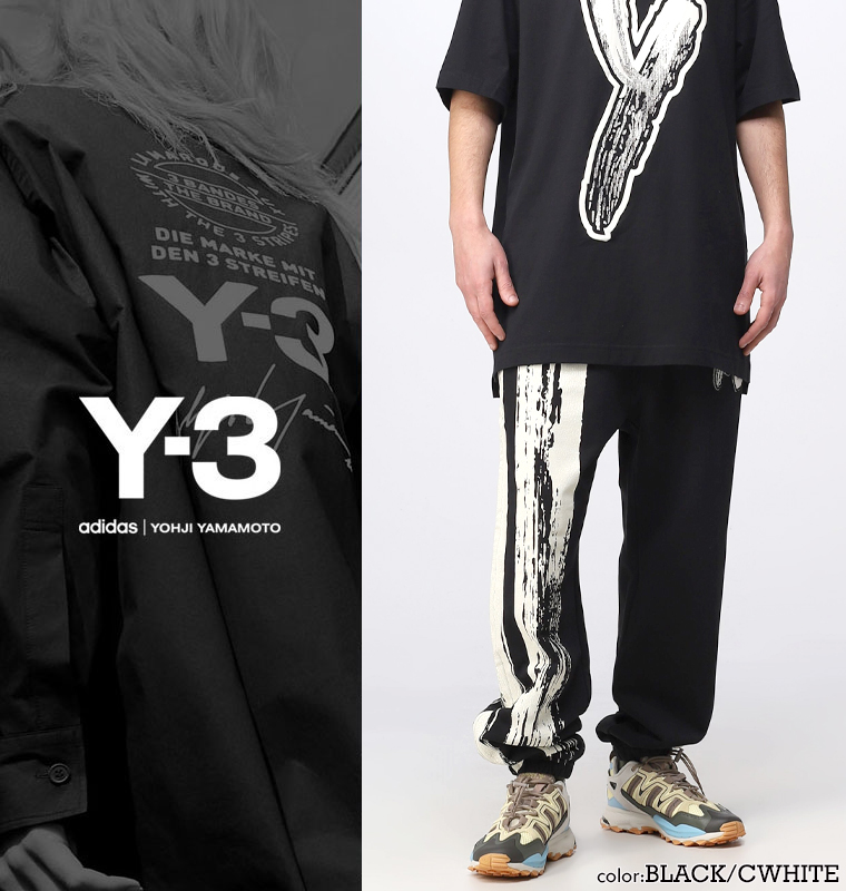 Y-3 ワイスリー刺繍ロゴパッチスウェットパンツy3 m newEUモデル PANTS