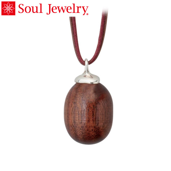 遺骨ペンダント Soul Jewelry カジュアル ウッド プレーン