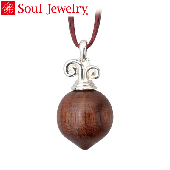 遺骨ペンダント Soul Jewelry カジュアル ウッド アラベスク｜遺骨ペンダント ミニ骨壷の大野屋