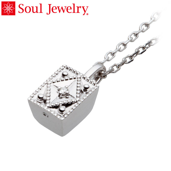 遺骨ペンダント Soul Jewelry クレスト シルバー925・ダイヤモンド