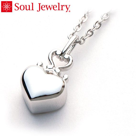 遺骨ペンダント Soul Jewelry クラウンハート シルバー925|遺骨ペンダント ミニ骨壷の大野屋