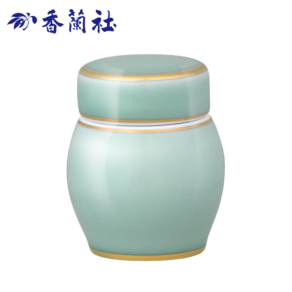 葬 骨壺 在庫処分品 陶芸作家 金彩桜花文壺 6寸 (y-3-6) 木箱無 09-61-0120-h_01.jpg
