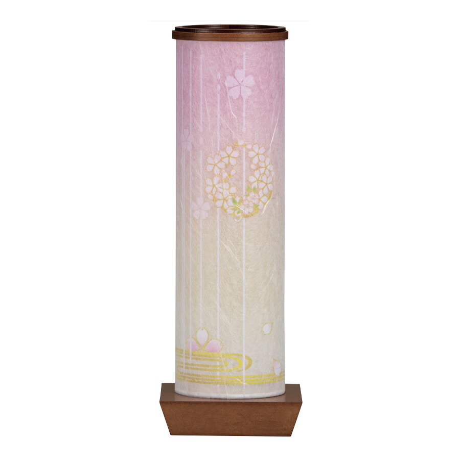【創作提灯】2981 和照灯(木曽の桜) コードレス|遺骨ペンダント ミニ骨壷の大野屋