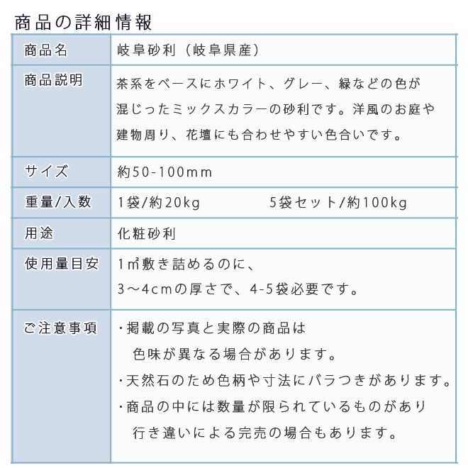 庭 砂利 石庭 庭石 化粧砂利 国産砂利岐阜砂利 50 80mm 5袋セット 計約100kg砂利 おしゃれ 和風 洋風 ガーデニング 園芸 Diy敷き 砂利 花壇 アクアリウム テラリウム ビオトープ 池 Deerfieldtwpportage Com