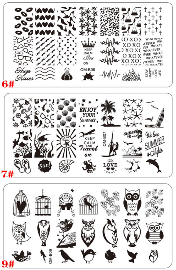 1位受賞 メール便可 ネイルプレート Type F スタンプネイル スタンピングネイル スタンピングネイルプレート スクレイパー スタンパー