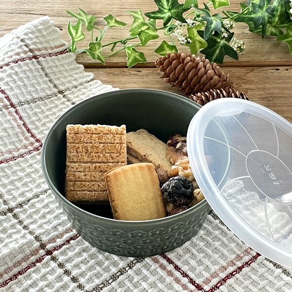 食器パック小鉢おしゃれ美濃焼ボウル煮物鉢サラダボウルスープボウルアウトレットカフェ風フルールフタ付き13.2cmボウル