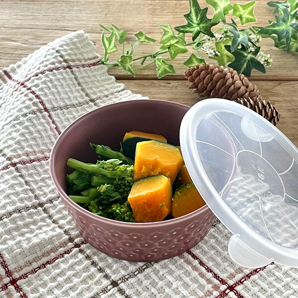 食器パック小鉢おしゃれ美濃焼ボウル煮物鉢サラダボウルスープボウルアウトレットカフェ風フルールフタ付き13.2cmボウル