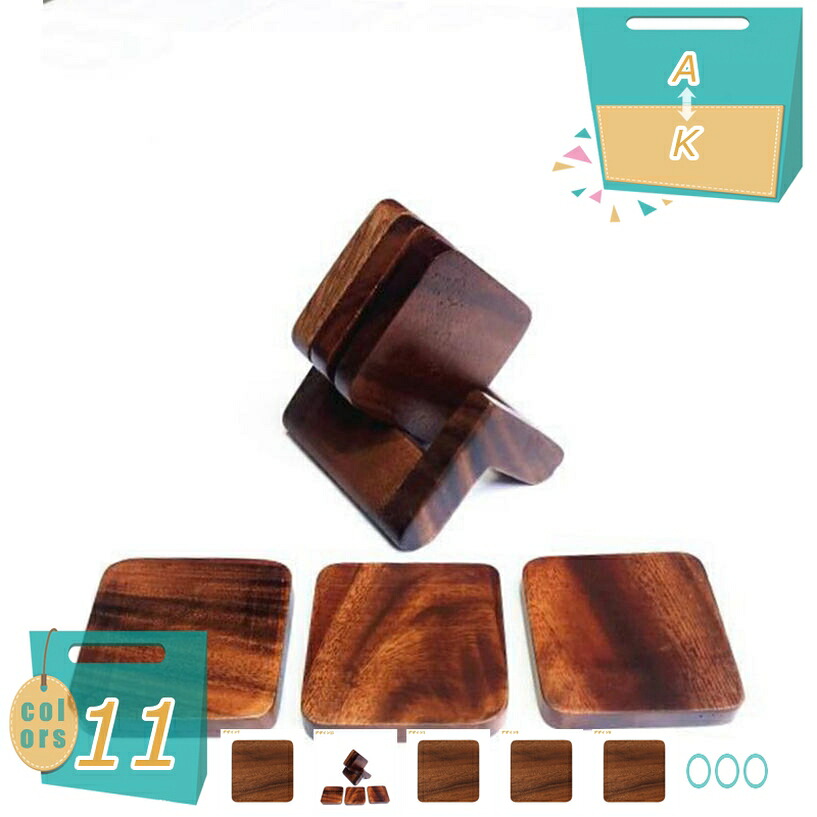 木製コースター 耐熱 カップマット 家庭用 茶托 防水 瓶敷 茶パッド コップ敷き コップラック 茶バッド 茶色コースター 耐熱カップメイト 耐熱マット コーヒーカップパッド mi-ya-bi