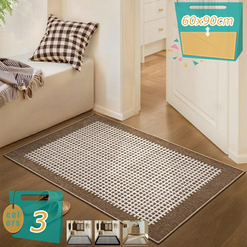 玄関マット 屋外 室内 おしゃれ ドアマット 北欧 泥落とし 洗える 家庭用 シンプル かわいい 屋内 風水 大判 無地 滑り止め 業務用 丸洗い 水洗い 店舗 飲食店 オフィス 事務所 花柄 兼用可能 掃除易い 耐磨耗性 速乾性 防臭 防カビ mi-ya-bi