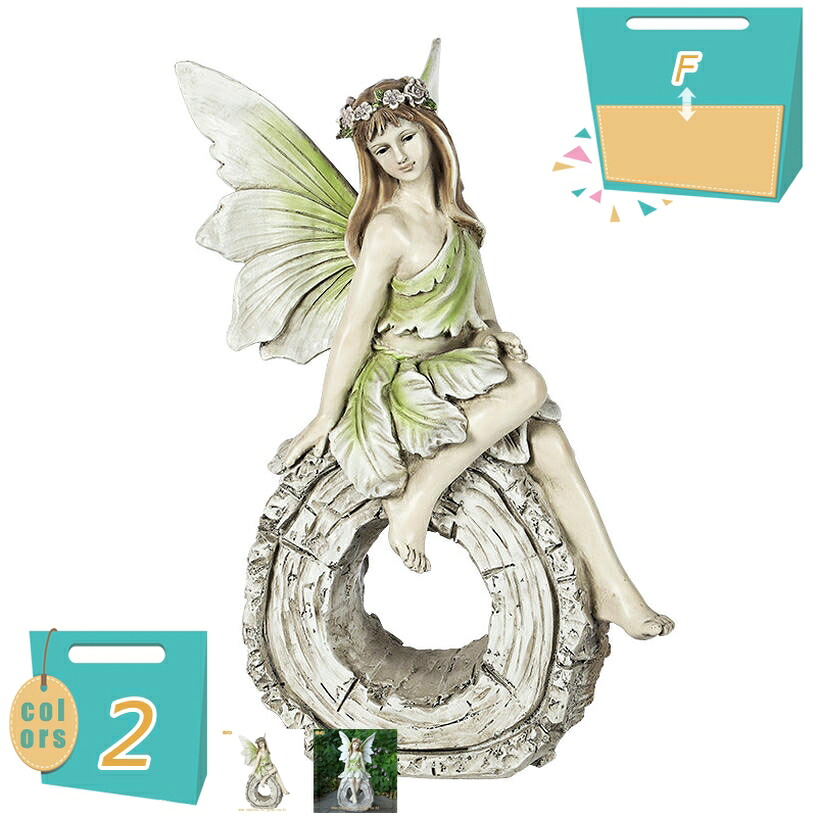 1000円OFFクーポン 天使 置物 オブジェ 芝生 庭 庭のオブジェ置物 クリスマス 屋外 エンジェル ガーデンオーナメント 妖精 玄関 階段 出窓 プレゼント ガーデン雑貨 工芸品 ガーデンオブジェ 庭の装飾品 結婚式 誕生日 贈り物 ギフト mi-ya-bi