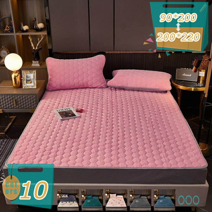1000円OFFクーポン 敷きパッド セミダブル ダブル 無地 動物柄 くしゅっと 快眠寝具 丸洗い ベッドマットレス ベッドパッド オールシーズン 防臭 防ダニ 敷パッド 優しい肌触り ベッドシーツ マット あったか 暖か敷きパッド 冬用寝具 敷パッド 120x200 mi-ya-bi 8,447円