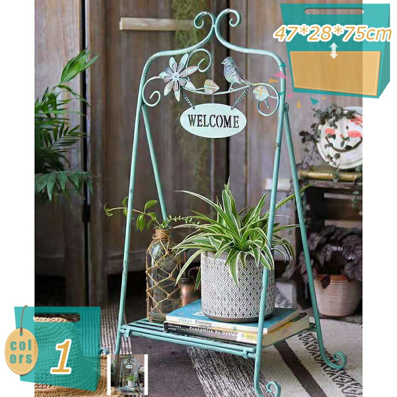 高さ75cm 折りたたみ式 屋外 ハンギングバスケット 寄せ植え アイアン ガーデニング雑貨 玄関 バスケット プランター 花台 おしゃれ 壁掛け プランタースタンド 花 鉢 ハンギングスタンド ラティス ブルー 園芸 鉢植え置き 鉢スタンド 置き台 鉢置きスタンド mi-ya-bi