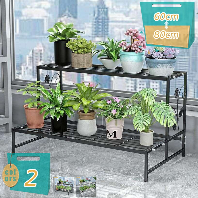 500円OFFクーポン フラワースタンド アイアンラック多段 （ハンマートン）フラワーシェルフ ガーデンラック 屋外 おしゃれ プランタースタンド フラワーラック ガーデニング 棚 ベンチ 北欧 シンプル 庭 ベランダ テラス 屋内 フラワースタンド mi-ya-bi｜miyabicompany