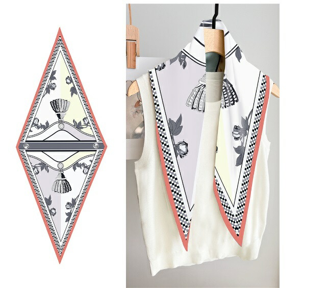 楽天市場】HERMES エルメス スカーフ LOSANGE Mini Scarf ロザンジュ