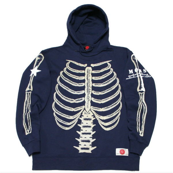 楽天市場】和柄ZIP パーカー「スケルトン」スカル 骸骨 ドクロ