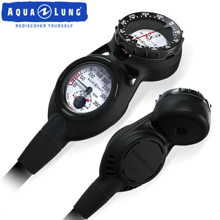 Aqua Lung - プレシス3ゲージ　ダイビング残圧計　コンパス　深度計 mic21ダイビングショップ[ アクアラング ] プレシス3ゲージ（残