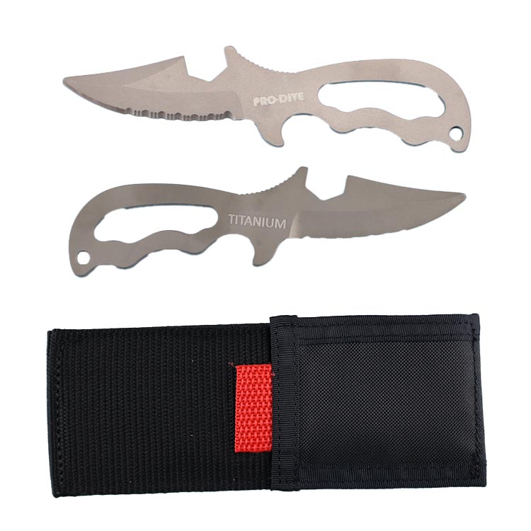 [ PRODIVE ] TITANIUM KNIFE w/14粍 OPEN SPANNER チタニウム出刃包丁