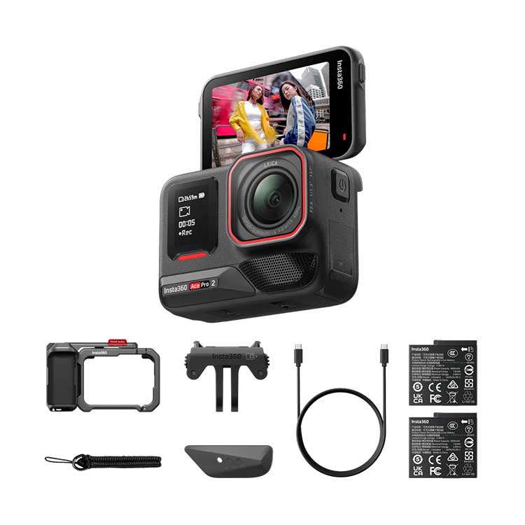 [ Insta360 ] Ace Pro2 デュアル蓄電池 表どおり映画化一揃いの道具 CINSBBGA-ACEPRO242 動き写真機 インスタ360