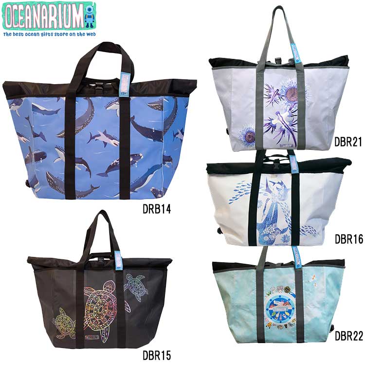 [ OCEANARIUM ] 雨合羽御徒面子 50L トートバッグ ウォーターブルーフ 御徒面子