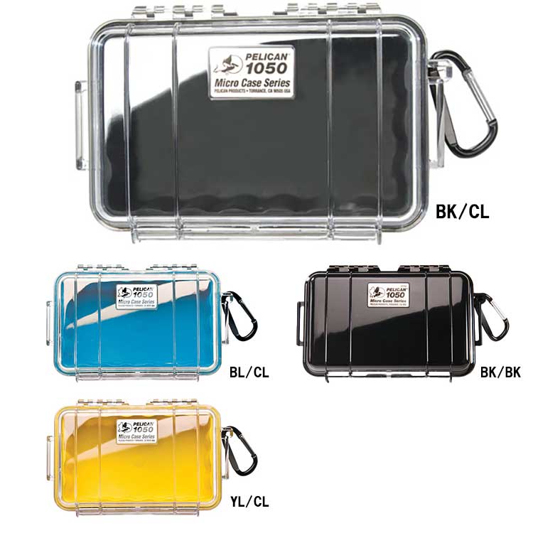 [ PELICAN ] 伽藍鳥入れもの パソコン-1050 Micro Cases 防塵雨合羽マイクロ入れもの / ラインドライブ付き添い人