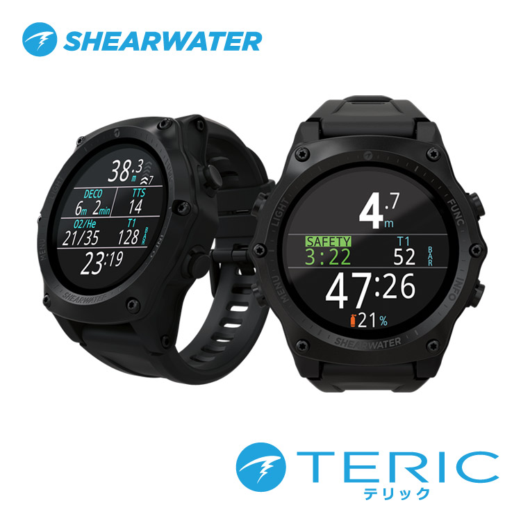 [ SHEARWATER ] 分けまえお水 TERIC テリック ダイブコンピューター 色合い見せびらかす