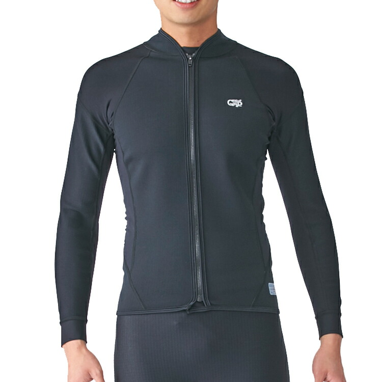 フロントジップ 長袖 タッパー ジャケット HOT CAPSULE ホットカプセル Surf Grip AIR SKIN エアースキン CSP WARMLINE SYSTEM サイズS  BILLABONG レディース 長袖タッパー フロントジップ ウェットスーツ