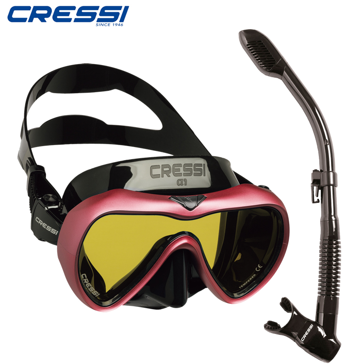 正規店仕入れの 楽天市場 ダイビング マスク Cressi クレッシー A1 Mask シュノーケル2点セット ダイビング用一眼マスク Mic Point エムアイシー２１ Mic21 魅力的な Www Psht Or Id