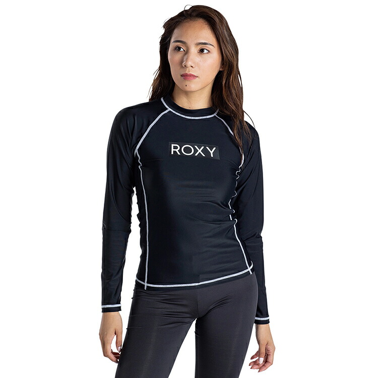 ROXY ロキシー レディース ラッシュガード UVカット [BLK] エムアイシー２１（mic21）