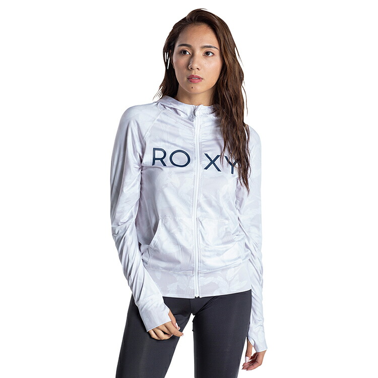 [ ROXY ] ラッシュパーカー UVカット FLYING FLOWERS PARKA [PEA] RLY201018｜エムアイシー２１（mic21）