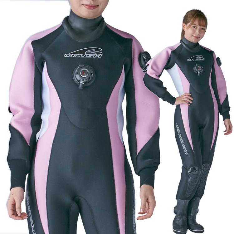 [ GRUSH ] 素っ気ない背広 レディース DRY SUITS BK / PK / WT [飛び込み競技用]