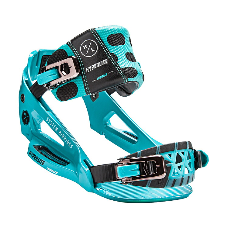 [ HYPERLITE ] 2018年モデル SYSTEM LOWBACK BINDING システム ローバック ビンディング [ TEAL ] ウエイクボード用ビンディング ウェイク バインディング｜エムアイシー２１（mic21）