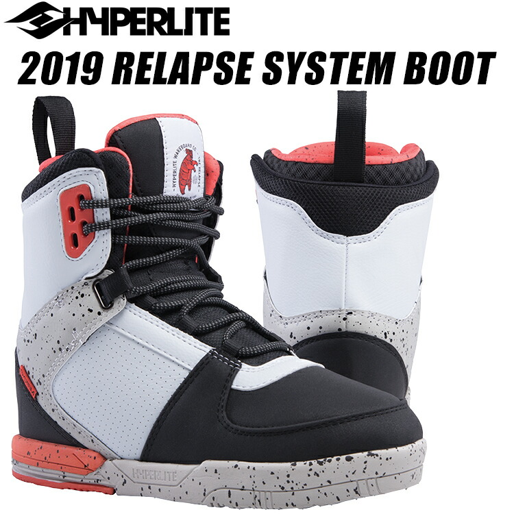 HYPERLITE ハイパーライト 2019年真似形 RELAPSE System Boots リラプス 取り合わせブーツ ウエイクボード用ブーツ ウェイクボード ビンディング Binding バインディング 取り合わせビンディング