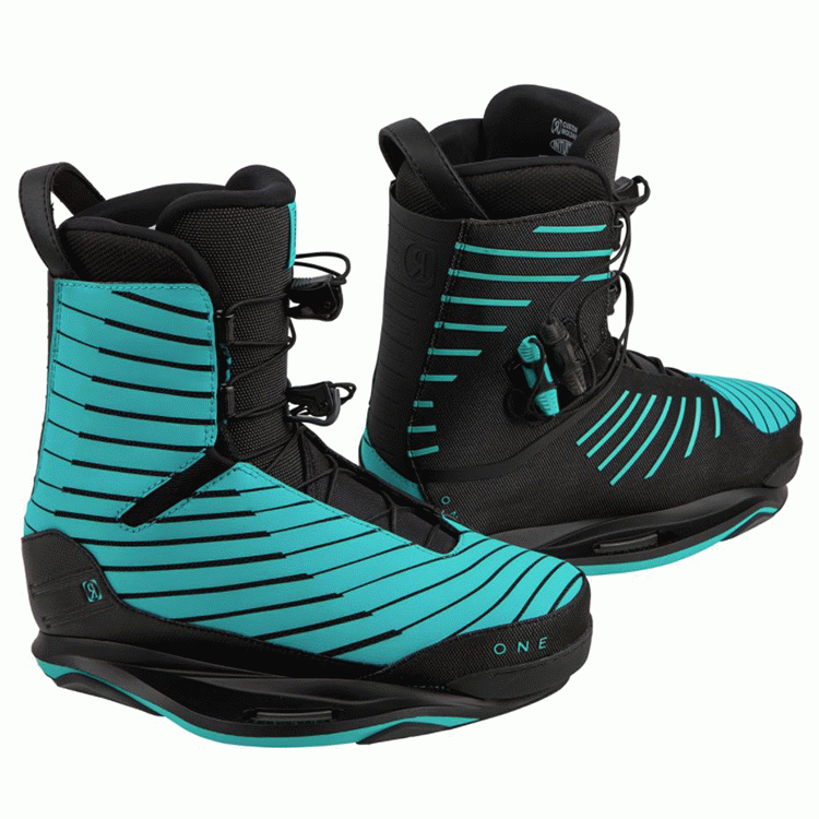 [ RONIX ] ロニックス 2018年真似形 ONE Boots Flash Man Mint / Black 一ブーツ ウエイクボード用ブーツ