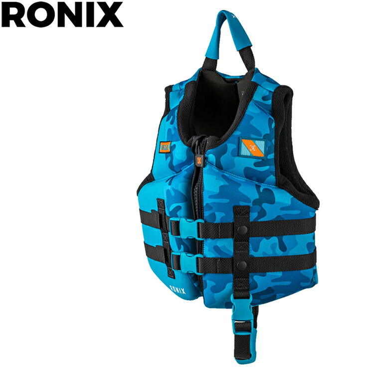 [ RONIX ] ロニックス TOP GROM BOYS CGA CHILD VEST ジュニア用 ウエイク ベスト ウェイクボード ライフジャケット ウエイク ライジャケ SUP｜エムアイシー２１（mic21）