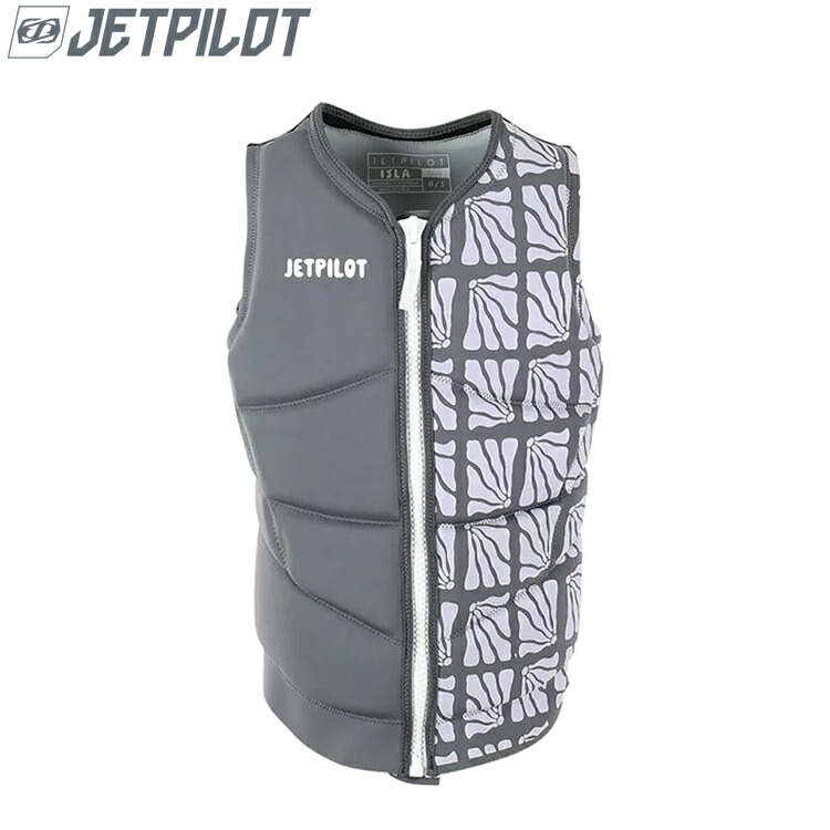 [ JETPILOT ] ジェットパイロット　JA25303CE アイラ X1 フロントエントリー ネオベスト [ チャコール ] ウエイクボード ジェットスキー ライフジャケット 水上バイク