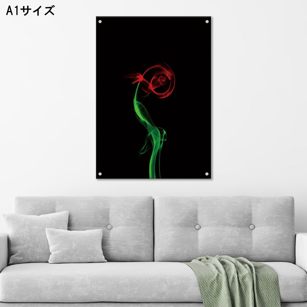 一番ののa1 アクリル素材特有の高級感でお部屋をアップグレード アートパネル おしゃれ 壁掛け モダン 花 母の日 煙 スモーク ネオン 光 アート 薔薇 バラ 一輪 シンプル アクリル 真紅 押し花 花束 赤いバラ 一輪 スモーク 人気高級 オブジェ パネル アート 北欧 感謝の