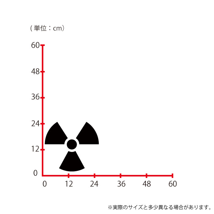 楽天市場 ウォールステッカー Lサイズ アイコン 核 放射能 マーク Nuke 危険 スイッチ コンセント 小さい 人気 かわいい 面白い シルエット シール Diy デコレーション 転写 インテリア 剥がせる リフォーム プレゼント 飾り付け インテリア 子供部屋 壁紙シール Mic