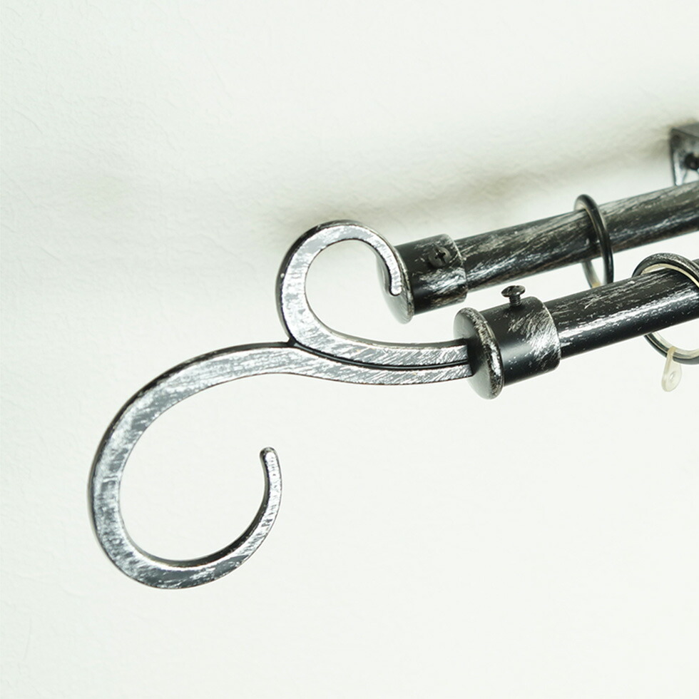 15円 超歓迎された レール カーテン ダブル おしゃれ ブラック 2md ユーロスタイルレール カーテンレール ユーロスタイル 北欧 モダン シンプル デザイン かわいい かっこいい