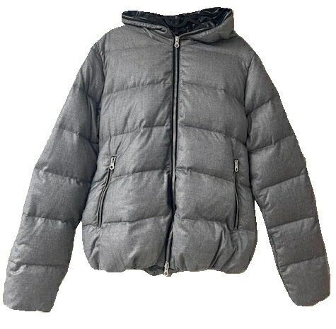 【大いさ46/DUVETICA/デュベティカ/THIADUE/THIA DUE/カシミヤ混ウールダウンジャケットD910 00 1087】【SILVER M(しろがね色薄墨色系)/レディース/落ち込む上衣/遊撃手落ち込む/DOWN JKT/上衣/落ち込むパーカー/秋冬AW FW】