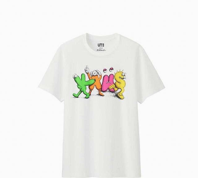 楽天市場 16 第一弾 Kaws X Uniqlo カウズ ユニクロ Ut Tee Tシャツ グラフィティーロゴ ホワイト 白 サイズs サイズm メンズ レディース Micce楽天市場店