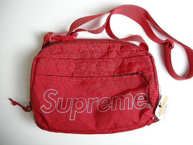 Supreme Leather Shoulder Bag red レザー バッグ レッド Yahoo!フリマ