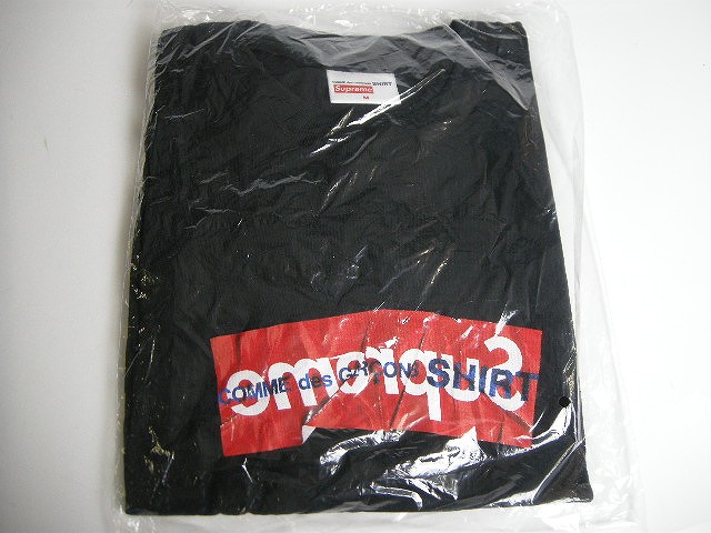 楽天市場】13SS SUPREME × COMME des GARCONS Box Logo S/S Tee L