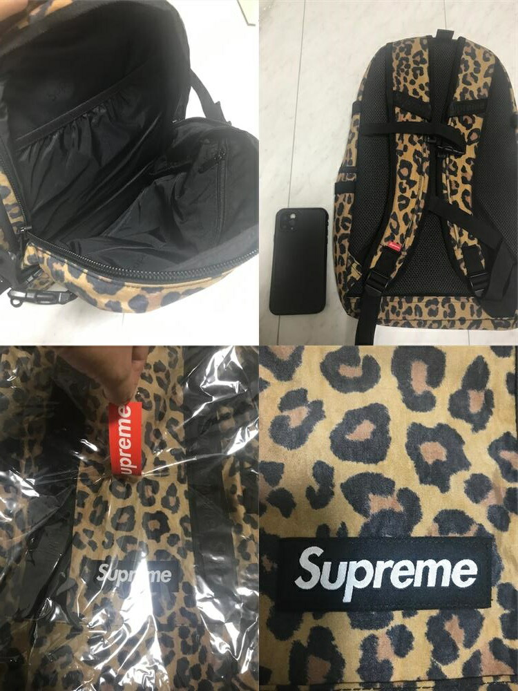 2020AW/Supreme/シュプリーム/Leopard Backpack Bag/レオパード バックパック/リュックサック/バッグ/Back pack/20FW/20AW/2020FW/秋冬/ヒョウ柄/豹柄/BOX LOGO/ボックスロゴ/メンズ/レディース|micce楽天市場店